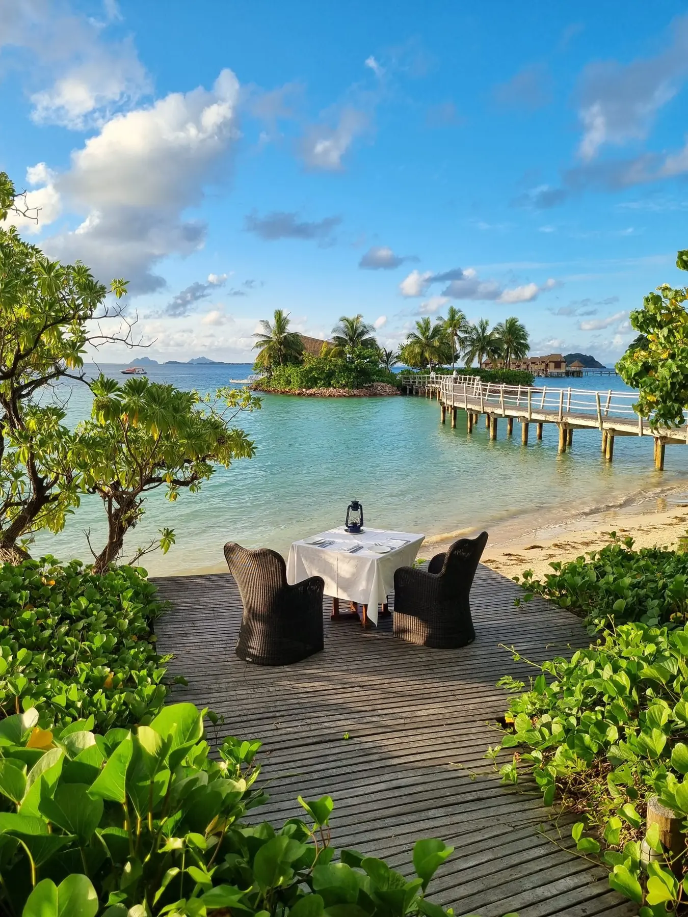 Overwater bures at Likuliku Lagoon Resort, Fiji